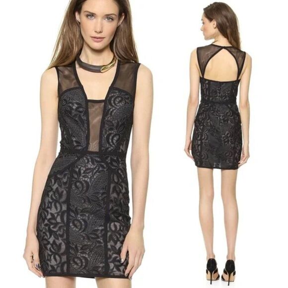 BCBGMaxAzria Dresses & Skirts - BCBGMAXAZRIA Lyla Open Back Mini Dress